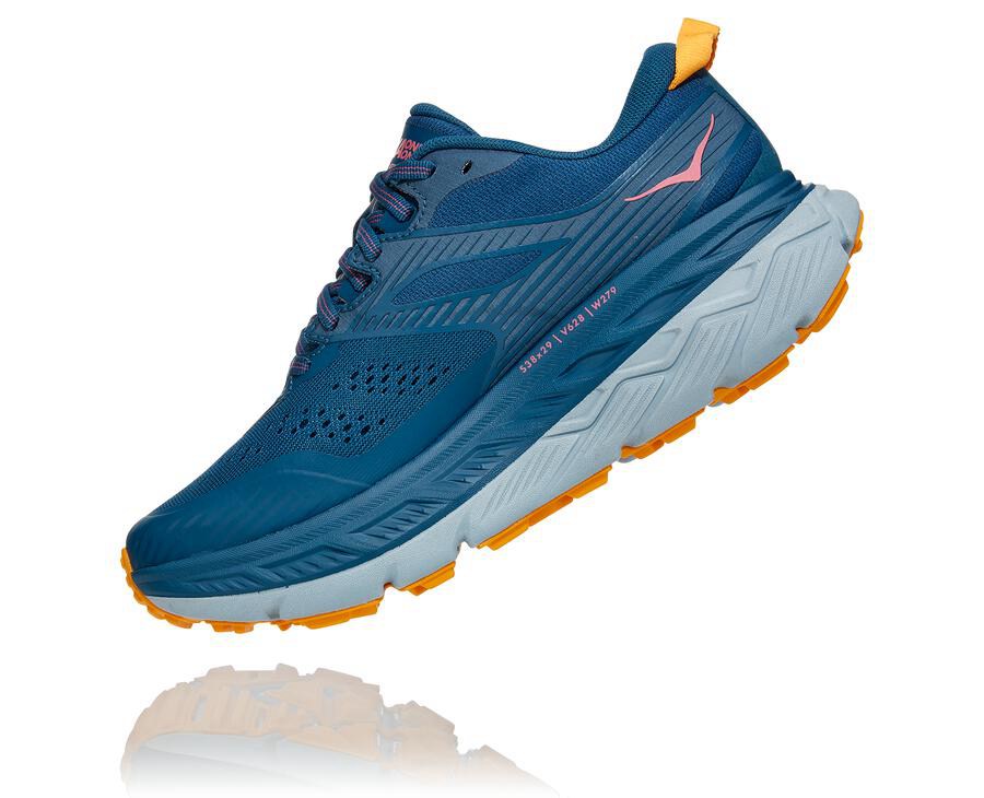 Hoka Australia One One Stinson Atr 6 - Womens Trail Shoes Blue - EWLRQ-8250